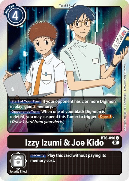 Izzy Izumi & Joe Kido Card Front