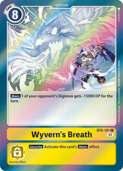 Wyvern's Breath Card Front