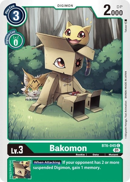 Bakomon Card Front