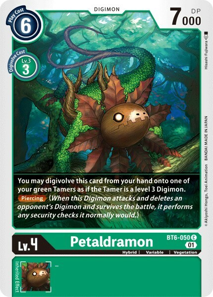 Petaldramon Card Front