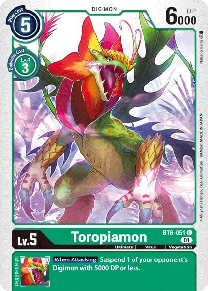 Toropiamon Card Front
