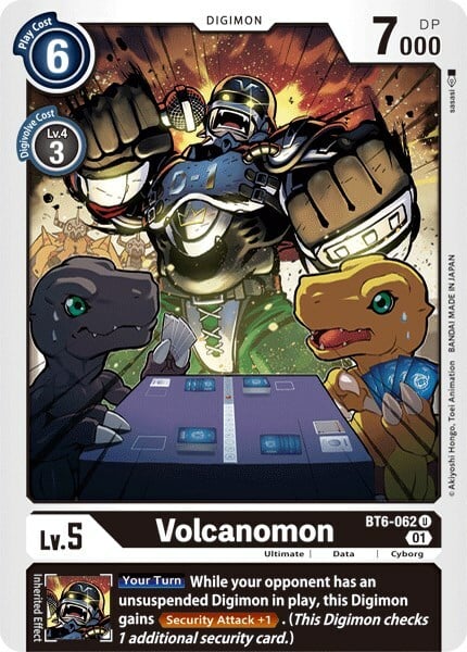 Volcanomon Card Front