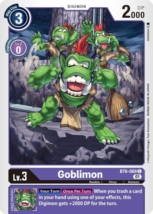 Goblimon Card Front