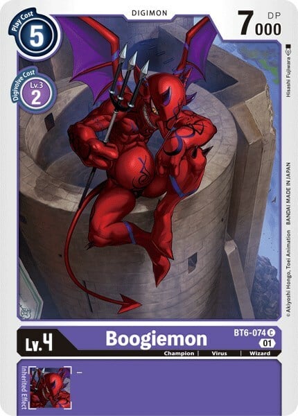 Boogiemon Card Front
