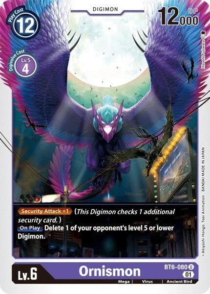 Ornismon Card Front