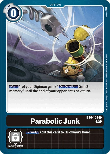 Parabolic Junk Card Front