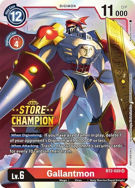 Gallantmon Card Front