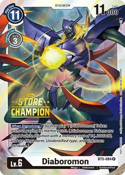 Diaboromon Card Front