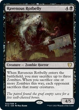 Ravenous Rotbelly Card Front