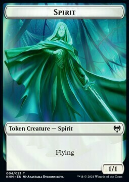 Spirit // Human Warrior Card Front