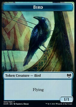 Bird // Human Warrior Card Front