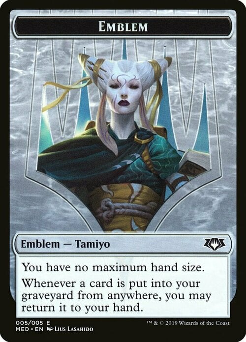 Tamiyo, the Moon Sage Emblem Card Front