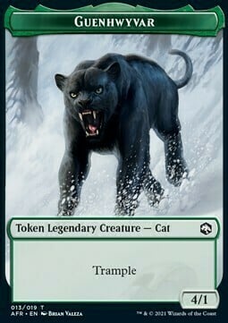 Guenhwyvar // Treasure Card Front
