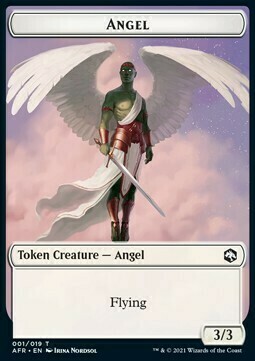 Angel // Dog Illusion Card Front