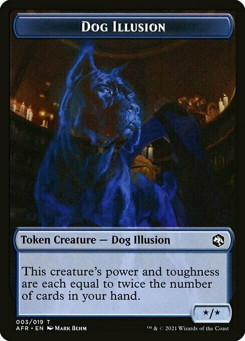 Dog Illusion Card Front