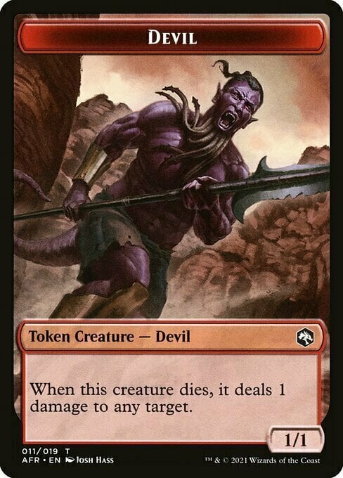 Devil Card Front