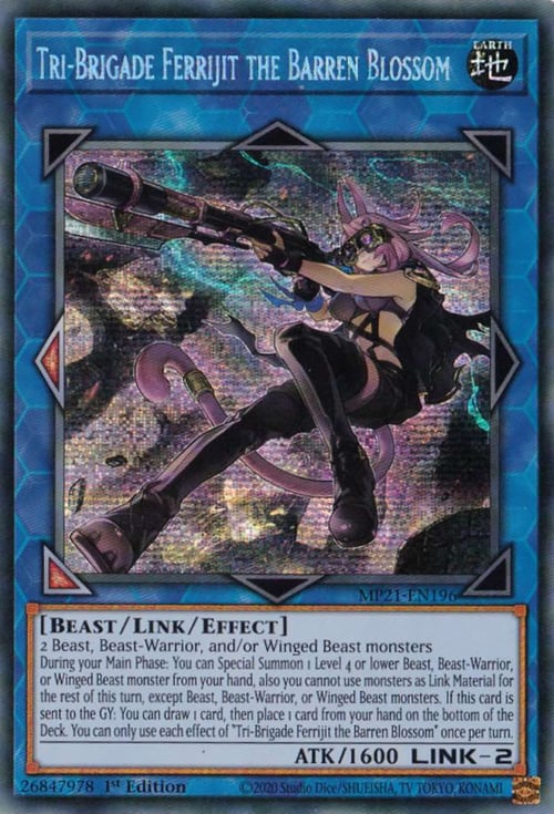 Tri-Brigade Ferrijit the Barren Blossom Card Front