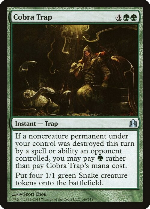 Cobra Trap Card Front