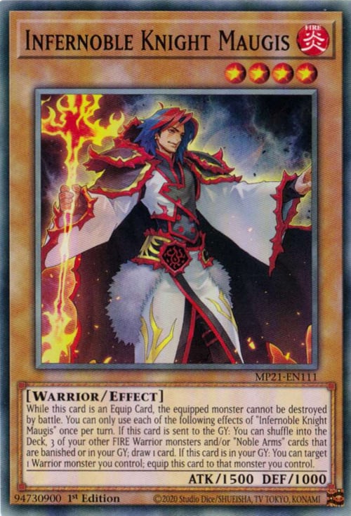 Infernoble Knight Maugis Card Front