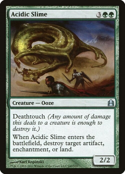 Acidic Slime Card Front