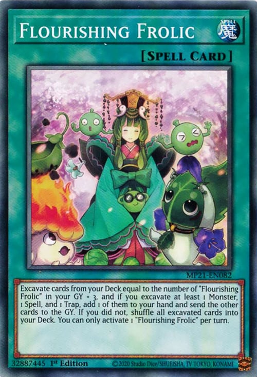 Flourishing Frolic Card Front