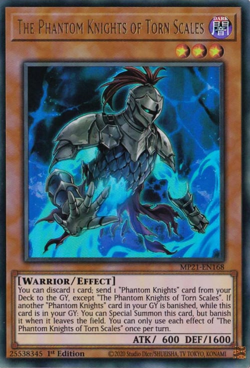 The Phantom Knights of Torn Scales Card Front