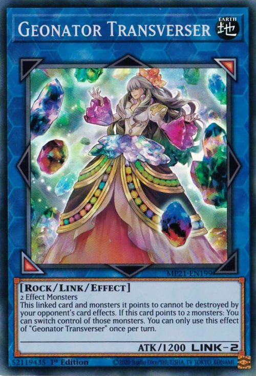 Geonator Transverser Card Front