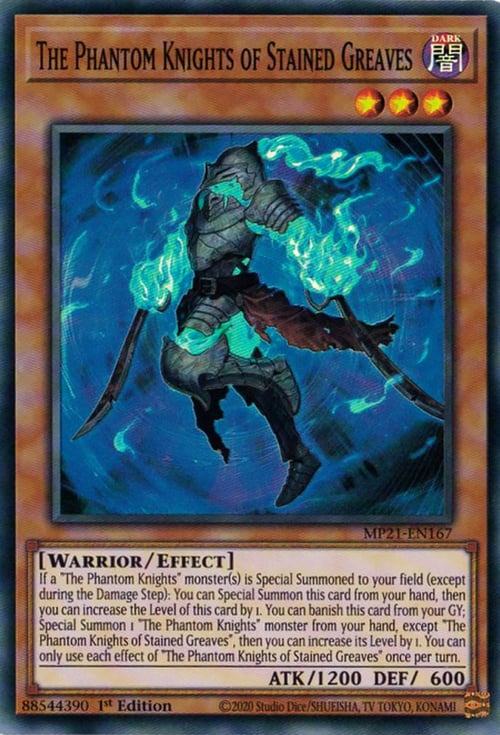 The Phantom Knights of Stained Greaves Card Front