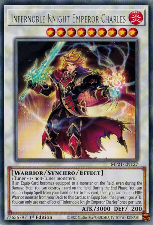 Infernobile Cavaliere Imperatore Charles Card Front