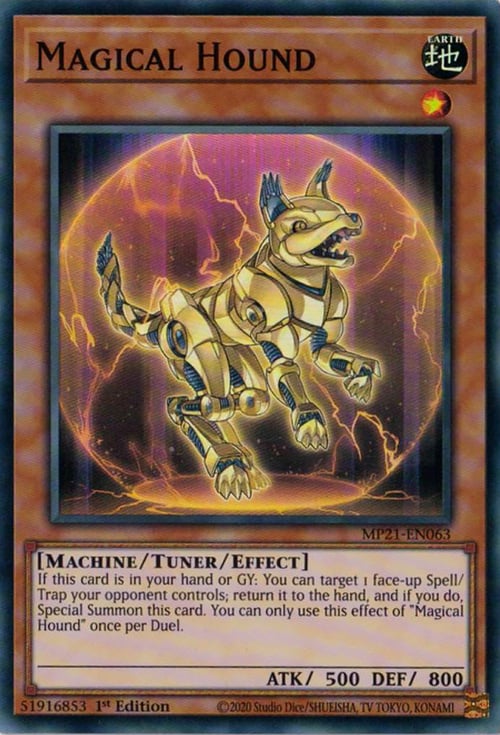 Magical Hound Card Front