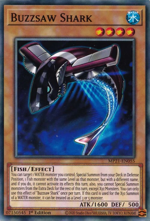 Buzzsaw Shark Card Front