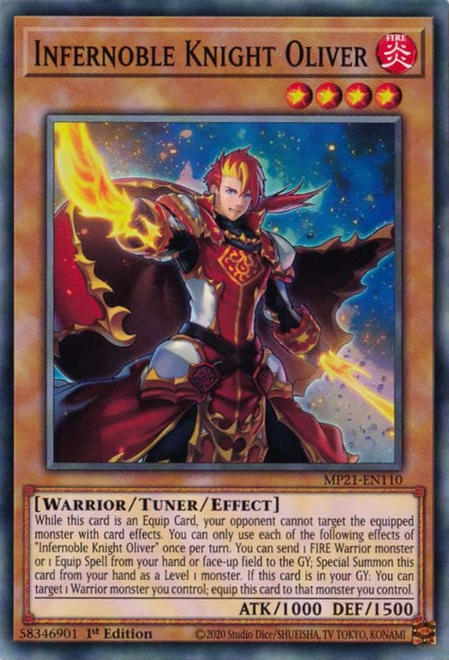 Infernoble Knight Oliver Card Front
