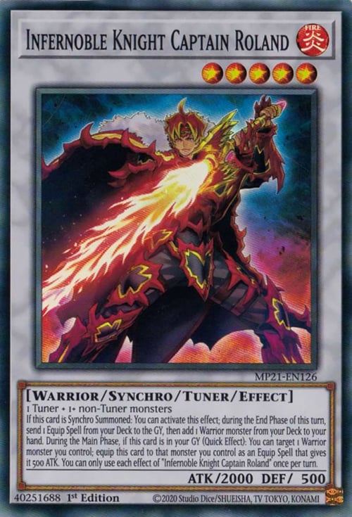 Infernoble Knight Captain Roland Card Front