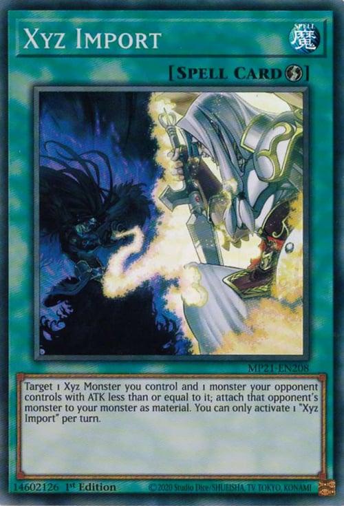 Importazione Xyz Card Front