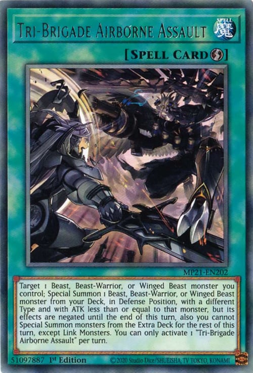 Tri-Brigade Airborne Assault Card Front