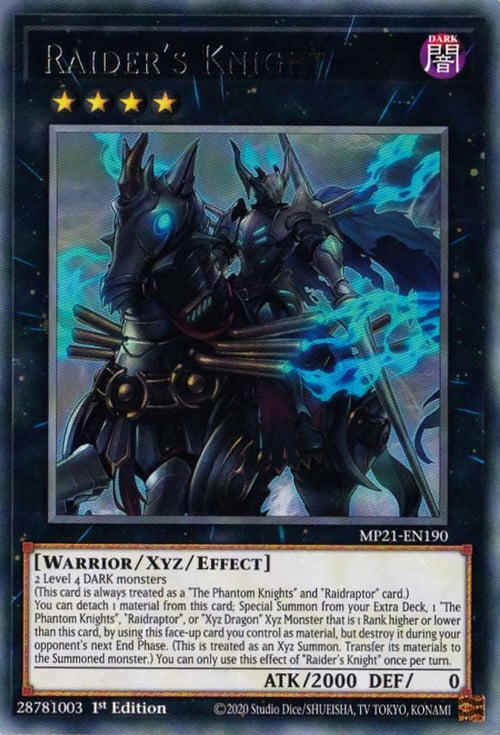 Raider's Knight Card Front