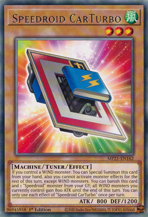 Speedroid CarTurbo Card Front