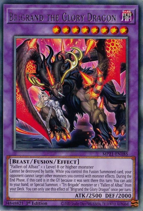 Brigrand the Glory Dragon Card Front