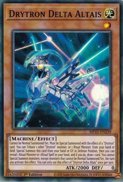 Drytron Delta Altais Card Front