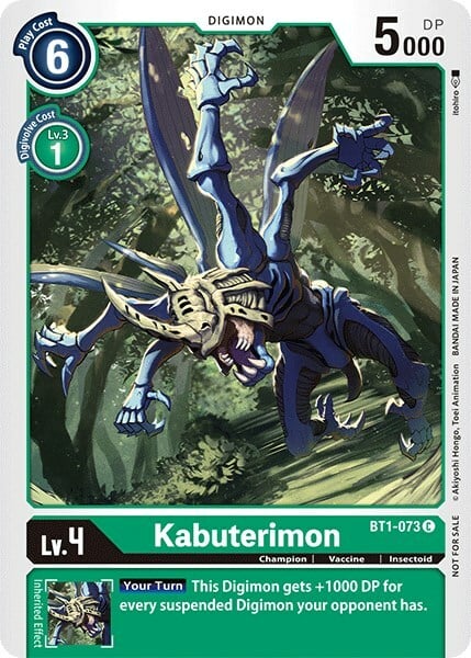 Kabuterimon Card Front
