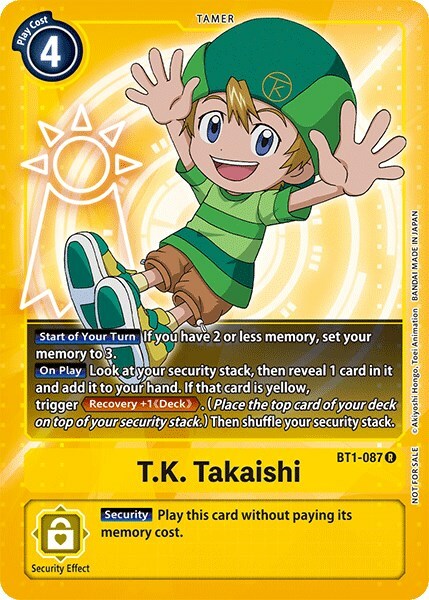 T.K. Takaishi Card Front