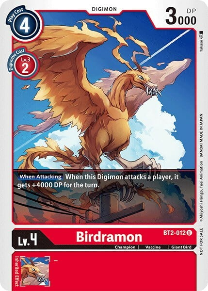 Birdramon Card Front