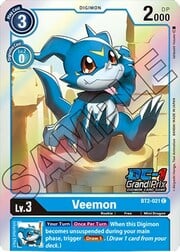 Veemon · DC-1 Grand Prix BT2-021P1