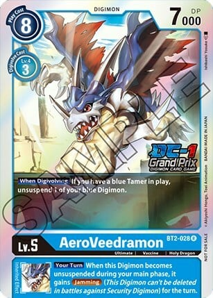AeroVeedramon Card Front