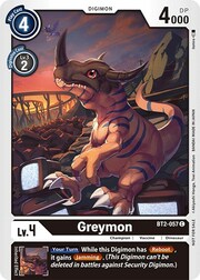 Greymon · Official Tournament Pack Vol.3 BT2-057P
