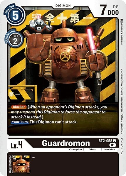 Guardromon Card Front