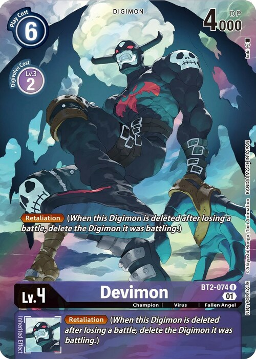 Devimon Card Front