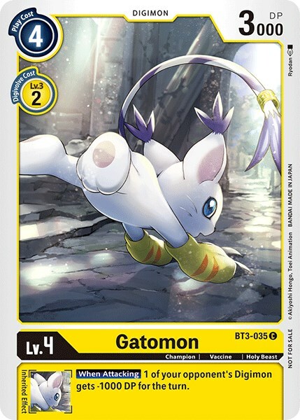 Gatomon Card Front