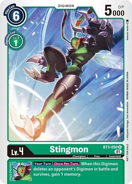 Stingmon Card Front