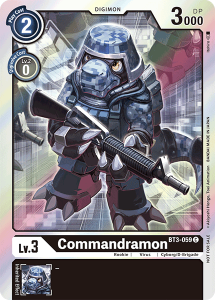 Commandramon Card Front
